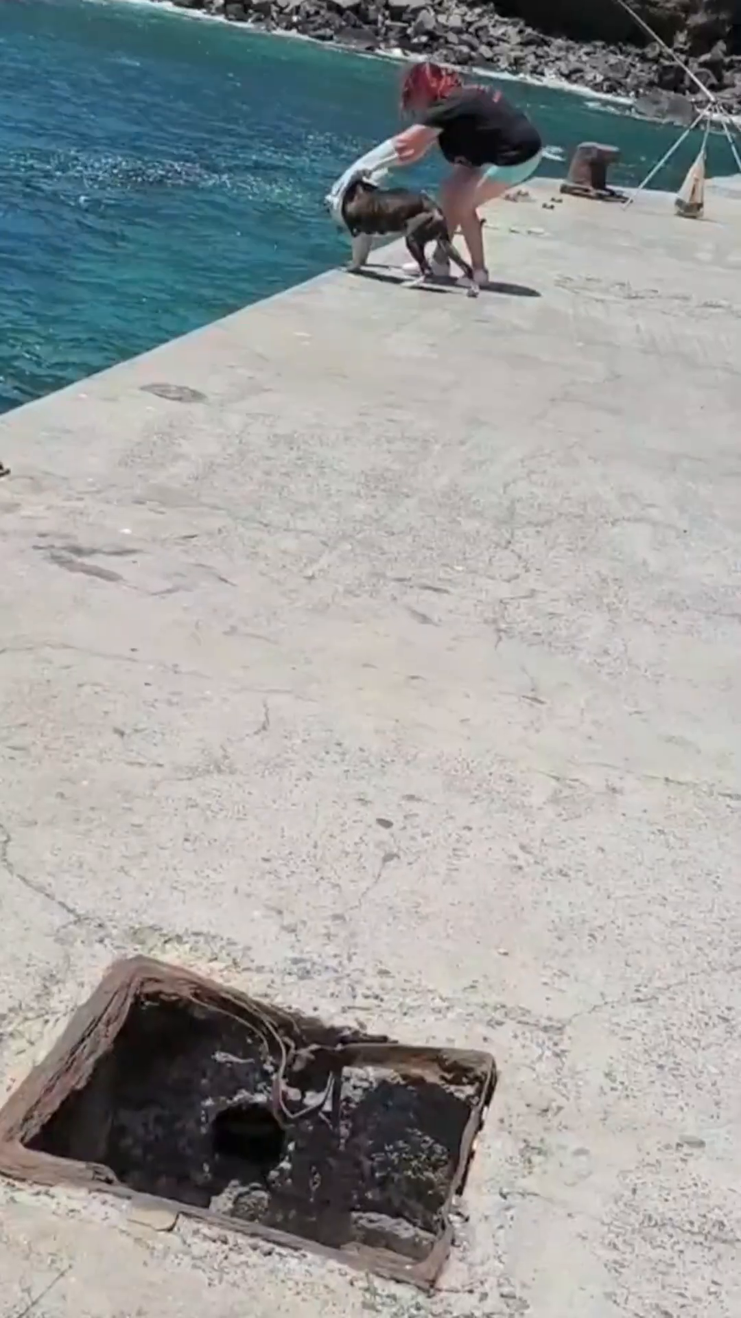 Mar stands hunched and fearful, his body showing signs of neglect.